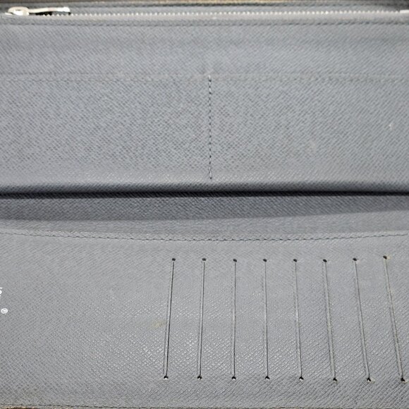 Louis Vuitton Zippy Vertical Taiga Long Wallet Ardoise - Picture 8 of 14